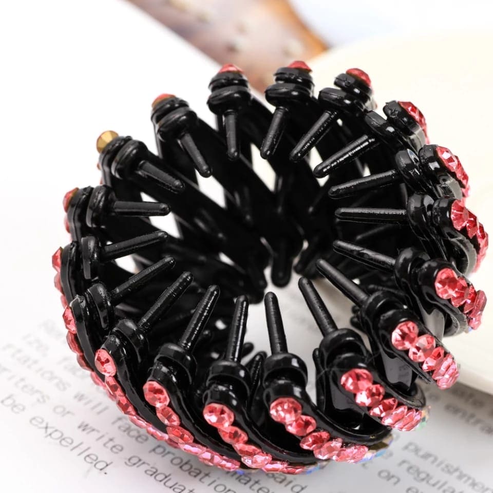 Birds Nest Shaped Hair Clips, Hair Claw Clamps Bun Maker, Crystal Hair Rhinestones Ponytail Holder, Headwear Hairpin Clip Birds Nest Shaped Hair Clips, Hair Claw Clamps Bun Maker, Crystal Hair Rhinestones Ponytail Holder, Headwear Hairpin Clip